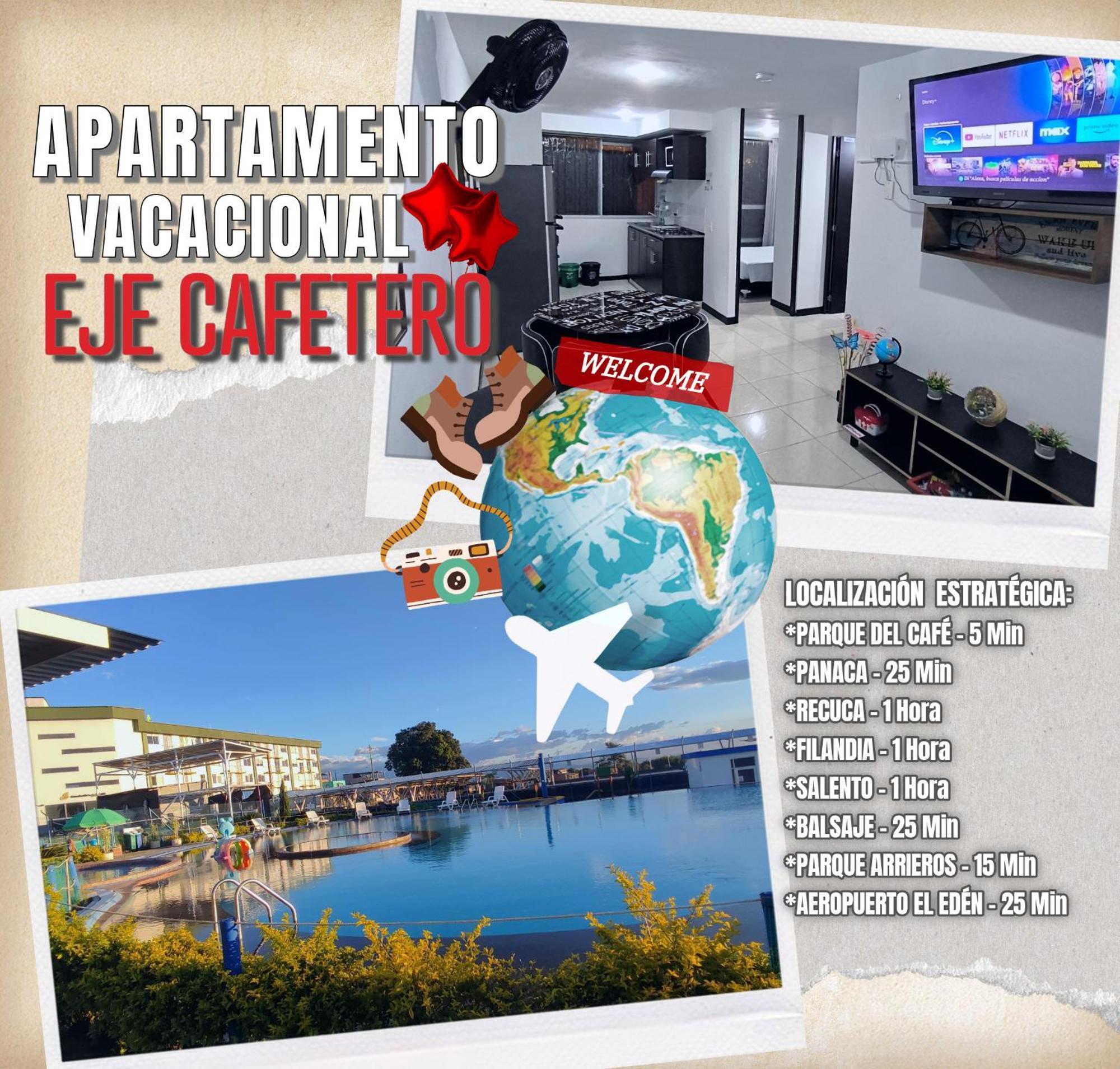 Apartment Encantador Vacacional Eje Cafetero - Parque Del Cafe - Piso 3